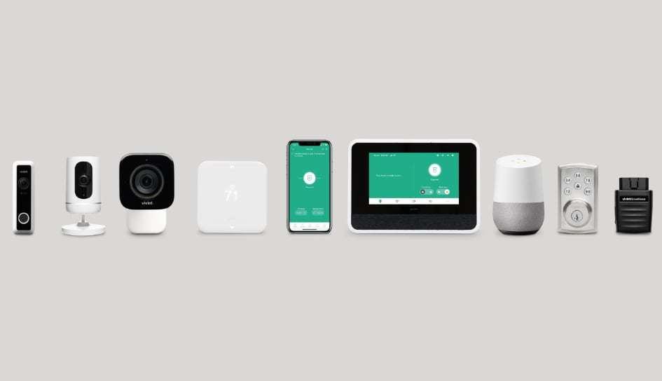 Vivint home security product line in Lexington